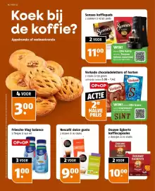 Poiesz folder week 43 Pagina 14: Verkade chocoladeletters of harten €5,98, Senseo koffiepads €11,00
