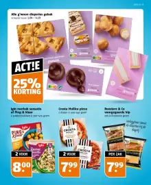 Poiesz folder week 43 Pagina 17: Iglo roerbak sensatie of Ping & klaar €8,00, Crosta Mollica pizza €7,99