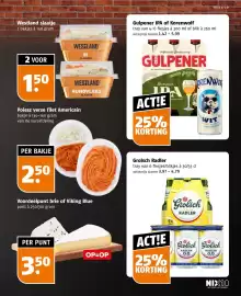Poiesz folder week 43 Pagina 31: Gulpener IPA of Korenwolf €1,42, Grolsch Radler €3,97
