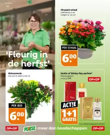 Poiesz folder week 43 Pagina 32: Sentio of Shirley May parfum €5,95, Chrysant schaal €6,00