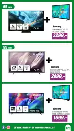 EP folder Pagina 18: Samsung Samsung 65" OLED 4K S93H (2026) €2.299,00, Samsung Samsung 55" OLED 4K S99H (2026) €2.099,00
