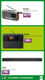 EP folder Pagina 22: Kenwood CR-ST 120 S DAB+ Radio €189,00, Denon Denon DHT-S217 soundbar €199,00