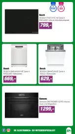 EP folder Pagina 8: Bosch BOSCH PVS731HC1M Serie 6 EXCLUSIV Inbouw Inductiekookplaat €799,00