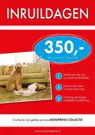 Woonsquare folder | Slaapspecial Pagina 2: BOXSPRING COLLECTIE €350,00