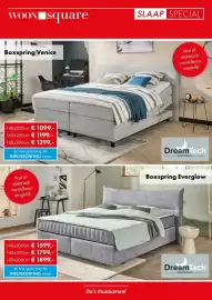 Woonsquare folder | Slaapspecial Pagina 3: DreamTech Boxspring Venice €1.099,00