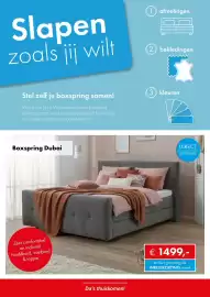 Woonsquare folder | Slaapspecial Pagina 5: Boxspring Dubai €1.499,00