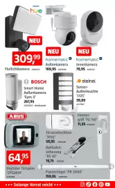 Bauhaus Prospekt Seite 7: PHILIPS hue homematic homematic NEU IP homematic homematic IP Außenkamera Innenkamera 169,95