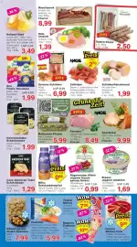 Jawoll Prospekt woche 43 Seite 3: PROQUESA Serrano-Schinken €6,99, Rügenwalder Mühle veganer Hauchgenuss Salami €0,99