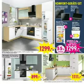 Möbel Boss Prospekt Seite 3: PINO Einbauküche €899,00, IMPULS Einbausküche €1.111,00