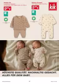 KiK Prospekt Seite 17: Minibaby Set €9,99, Minibaby Strampler €5,99