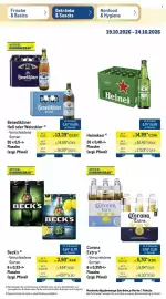 METRO Prospekt woche 43 Seite 22: Corona Extra €5,70, Beck's €3,90