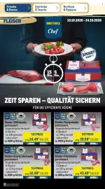 METRO Prospekt woche 43 Seite 31: Rinder-Filetsteaks portioniert €43,49, Rinder-Entrecôtesteaks portioniert €32,99