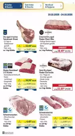 METRO Prospekt woche 43 Seite 33: Rinder Roastbeef €36,99, True WILDERNESS Semi Dry Aged Rinder Entrecôte €22,99