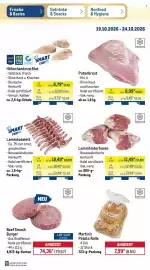 METRO Prospekt woche 43 Seite 35: Lammhinterhaxen €11,49, SMART CHEFO Lammkotelett €20,49