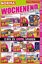 Norma Prospekt woche 44 Seite 15: Ferdi Fuchs Mini Würstchen €4,99, DAUNASOFT Toilettenpapier €5,99