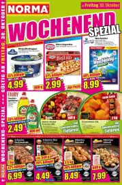 Norma Prospekt woche 44 Seite 16: FAIRY Geschirrspülmittel €2,49, Dr.Oetker Bistro Baguettes €2,99