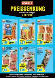 Norma Prospekt woche 44 Seite 21: Gut Bartenhof Wiener Würstchen €2,89, Gut Bartenhof Dauerwurst-Aufschnitt €1,59