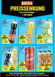 Norma Prospekt woche 44 Seite 22: Surf Erfrischungsgetränke Cola Zero, Orange Zero oder Zitrone Zero €1,49