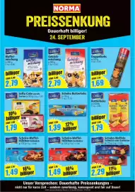 Norma Prospekt woche 44 Seite 24: Delicia Schoko Butterkeks €1,39, Delicia Schoko-Waffelröllchen Zartbitter €1,49