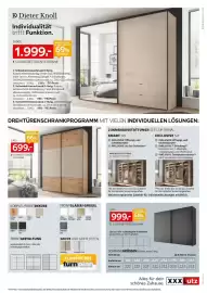 XXXLutz Prospekt Seite 5: Schwebetürenschrank €699,00, Schwebetürenschrank €999,00