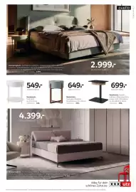 XXXLutz Prospekt Seite 11: Cuello Boxspringbett €2.999,00, NACHTTISCH €549,00