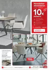 XXXLutz Prospekt Seite 11: Joop! studio esstisch €1.399,00, Joop! studio armlehnstuhl €799,00