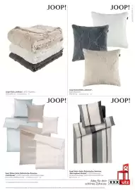 XXXLutz Prospekt Seite 13: Joop! Kissenhülle „Sublime“, Joop! Mako-Satin-Bettwäsche-Garnitur "Herringbone Stripes"