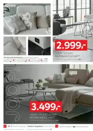 XXXLutz Prospekt Seite 2: Joop! studio leder-wohnlandschaft €3.499,00, Joop! studio wohnlandschaft €2.999,00
