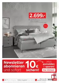 XXXLutz Prospekt Seite 7: Joop! studio polsterbett €2.699,00