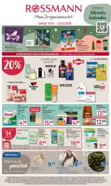 Rossmann Prospekt Seite 1: Solar-Lichternetz €6,99, Pampers Feuchttücher Aqua Soft Touch €9,99