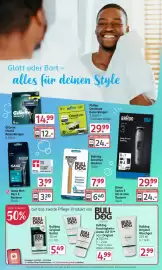 Rossmann Prospekt Seite 11: Bulldog Sensitive Rasierer €6,40, Braun Series 3 All-in-One Rasierer €24,00