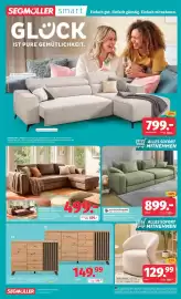 Segmüller Prospekt Seite 2: Polster Garnitur „Rise“ €499,00, Kommode „Medan“ €149,99