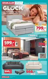 Segmüller Prospekt Seite 6: Schwebetürenschrank_Paila €799,00, Schlafsofa „Boyd“ €666,00