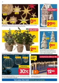 Rusta Prospekt woche 42 Seite 10: NEUHEIT €2,99, Weihnachtsbäume aus Porzellan €9,99