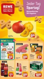 REWE Prospekt woche 43 Seite 1: Schweine-Filet €0,89, Beck's Pils €10,99