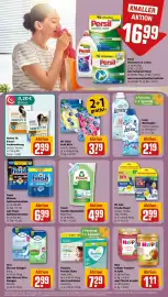 REWE Prospekt woche 43 Seite 24: Frosch Sensitiv-Waschmittel Aloe Vera €4,99, WC Frisch Kraft Aktiv €3,79