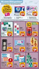 REWE Prospekt woche 43 Seite 25: Sensodyne Zahncreme €6,99, Bebe Pflegende Reinigungstücher €1,99