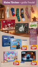 REWE Prospekt woche 43 Seite 26: Kosmos Exit Adventskalender³ €26,99, CRAZE Squishpets Adventskalender €27,99