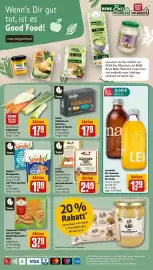 REWE Prospekt woche 43 Seite 28: Violife Vioblock €1,79, Lemonaid Bio Limonade oder Chari Tea Bio Eistee €1,29