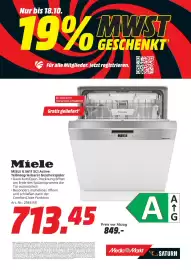 MediaMarkt Prospekt Seite 8: Miele G 5611 SCI Active Teilintegrierbarer Geschirrspüler €713,45
