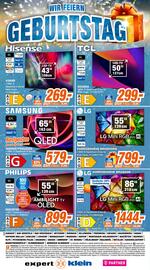 Expert Klein Prospekt woche 42 Seite 8: LG Mini RGB evo AI €799,00, LED-TV 43" €269,00