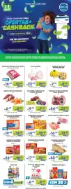 Encarte Prezunic Página 1: Carré suíno ou pernil seara €13,98, Sobrecoxa de frango seara ou sadia €12,98