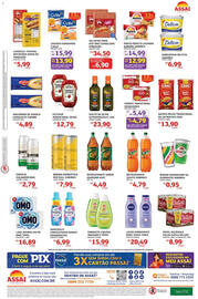 Encarte Assaí Atacadista Página 2: Papel higiênico folha dupla deluxe €8,99, Bebida energética red bull sabores €7,99