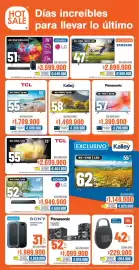 Catálogo Alkosto semana 42 Página 5: Panasonic Equipo Mini €1.019.900,00, Samsung tv 65 €2.599.900,00