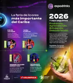 Catálogo Olímpica Página 3: La feria de licores más importante del Caribe POR FIN VOLVIMOS Catas, cócteles, expertos y