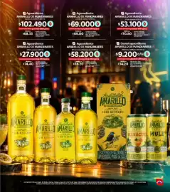 Catálogo Olímpica Página 9: A Aguardiente AMARILLO DE MANZANARES botella de vidrio 1.500 ml $102.490 slamic puntos. Olímpica