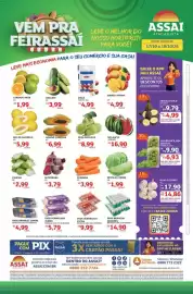 Encarte Assaí Atacadista Página 1: Repolho-verde €1,99, Ovos vermelhos jumbo €5,79