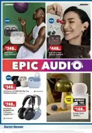 Harvey Norman catalogue Page 16: Bose Ultra Open Earbuds (2nd Gen) €448,00, Sennheiser MOMENTUM 5 Wireless Headphones €748,00