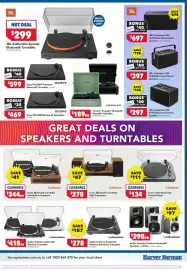 Harvey Norman catalogue Page 5: Audio-Technica Automatic Wireless Belt-Drive Turntable €278,00