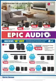 Harvey Norman catalogue Page 8: LG Sound Suite W7 Wireless Subwoofer €2.285,00